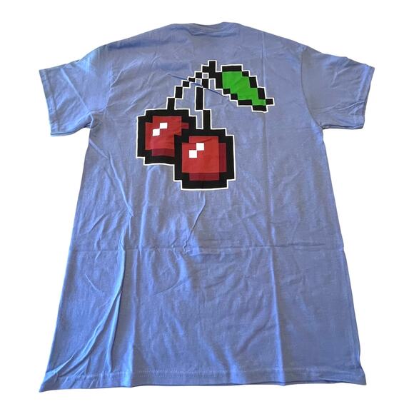 METAVIRGIN Graphic T SHIRT MED TEE Men's Women's Word Play 100% Cotton Cherry - Picture 3 of 7